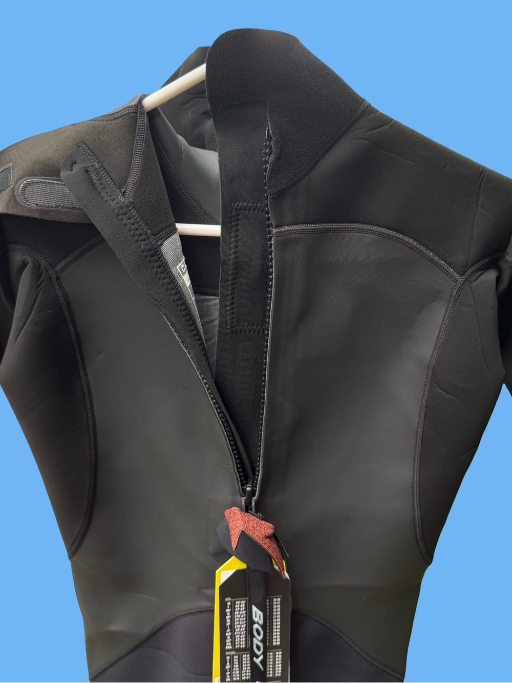 NEW BODY GLOVE - Phoenix 2/2mm Back Zip Short Sleeve Full Wetsuit - Black - Picture 9 of 16